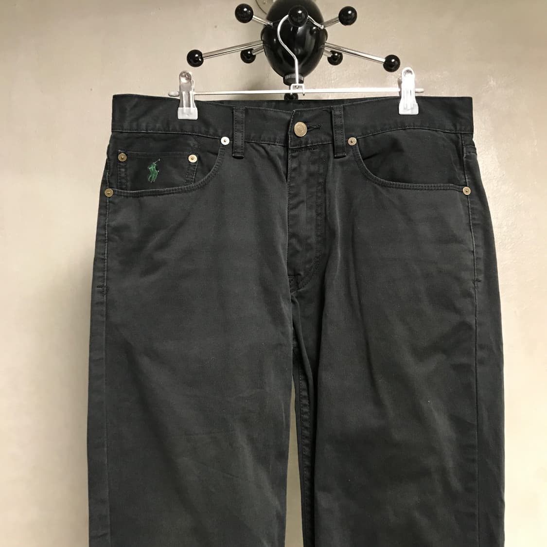 폴로 랄프로렌 코튼 팬츠 블랙 32/32  상품이미지2