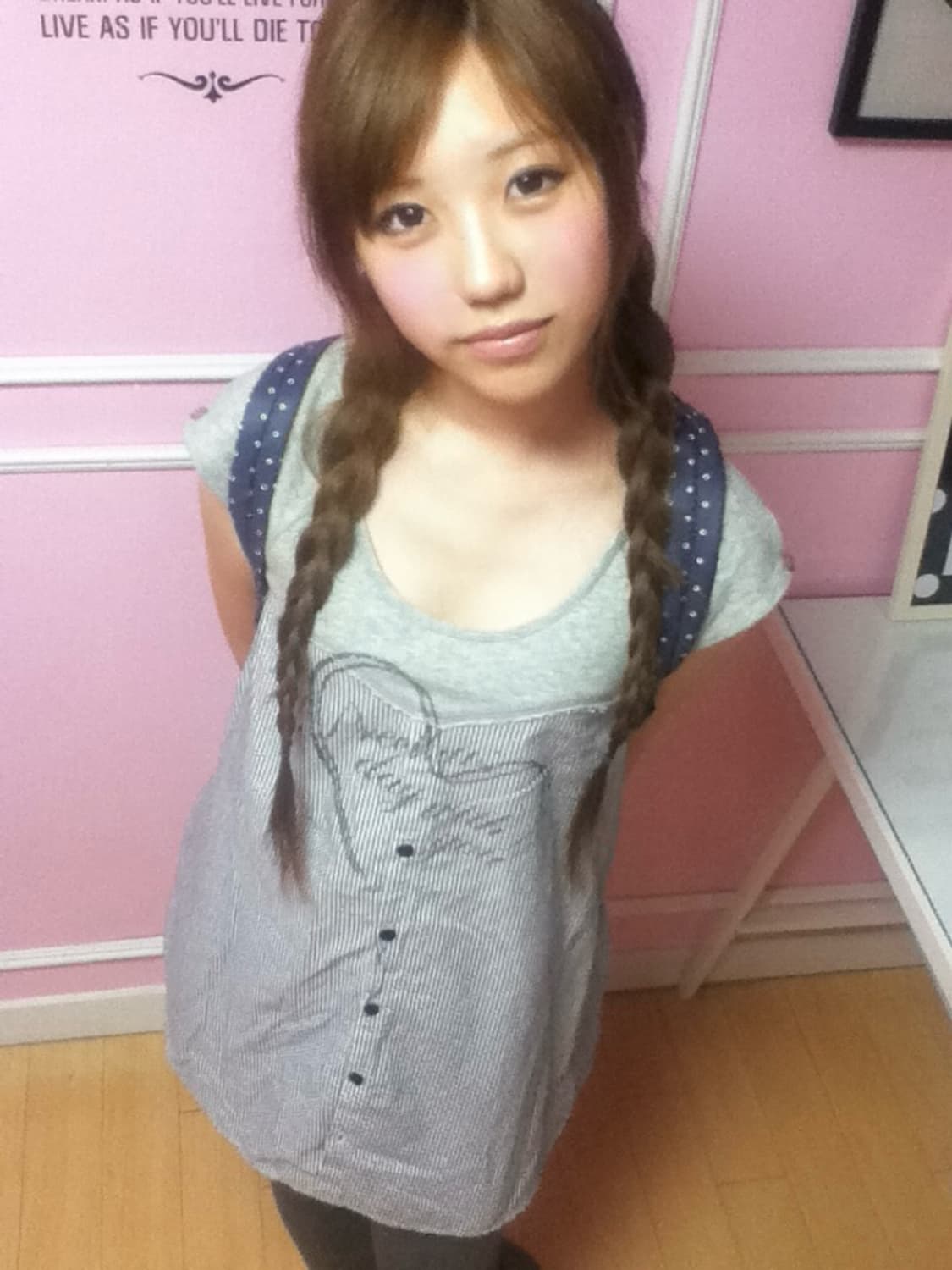 Vintage striped shirt dress  상품이미지3
