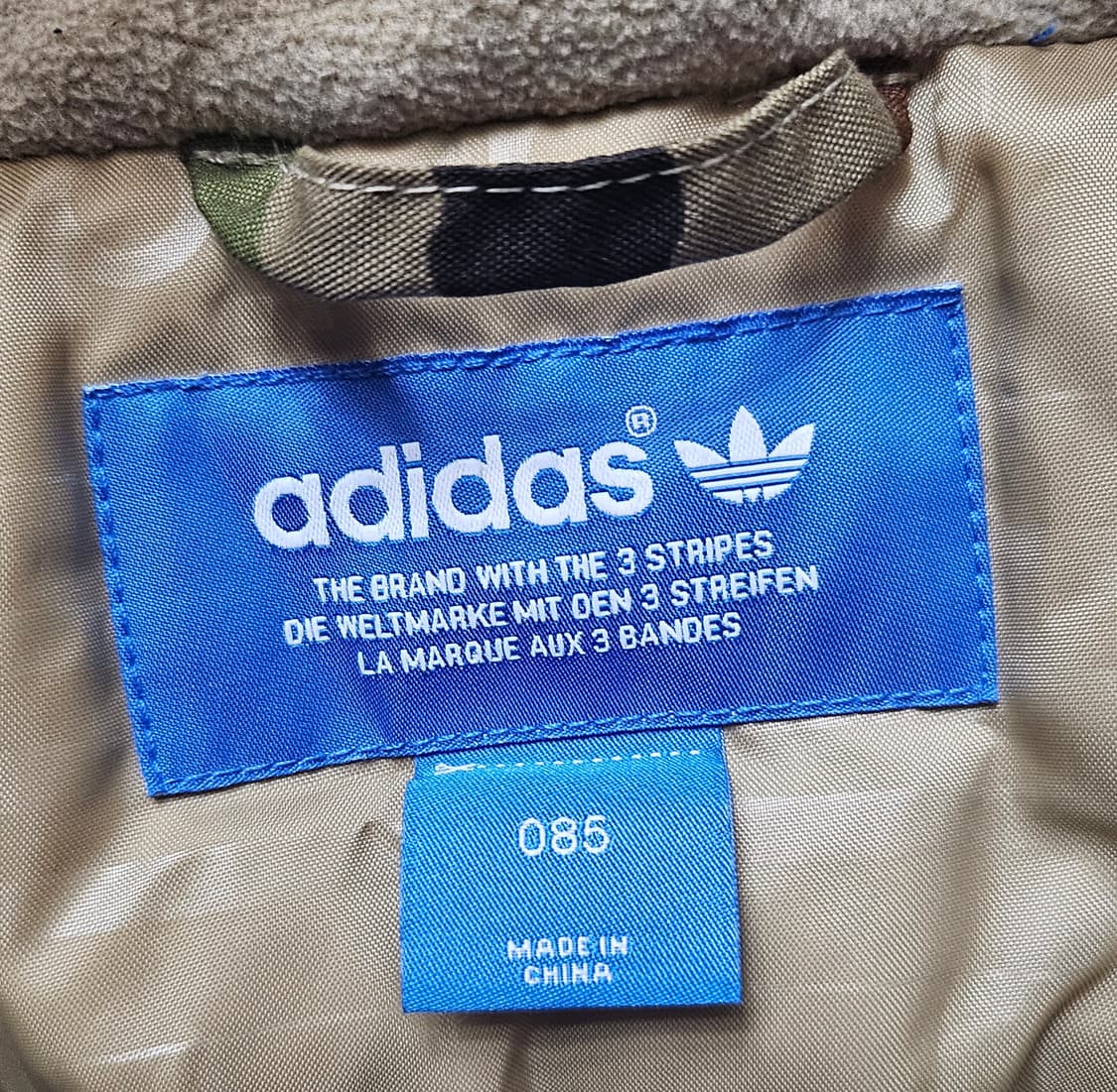 (85~90)XS ☆초대장급☆ 아디다스 파이어버드 [카모] 덕다운패딩 상품이미지2