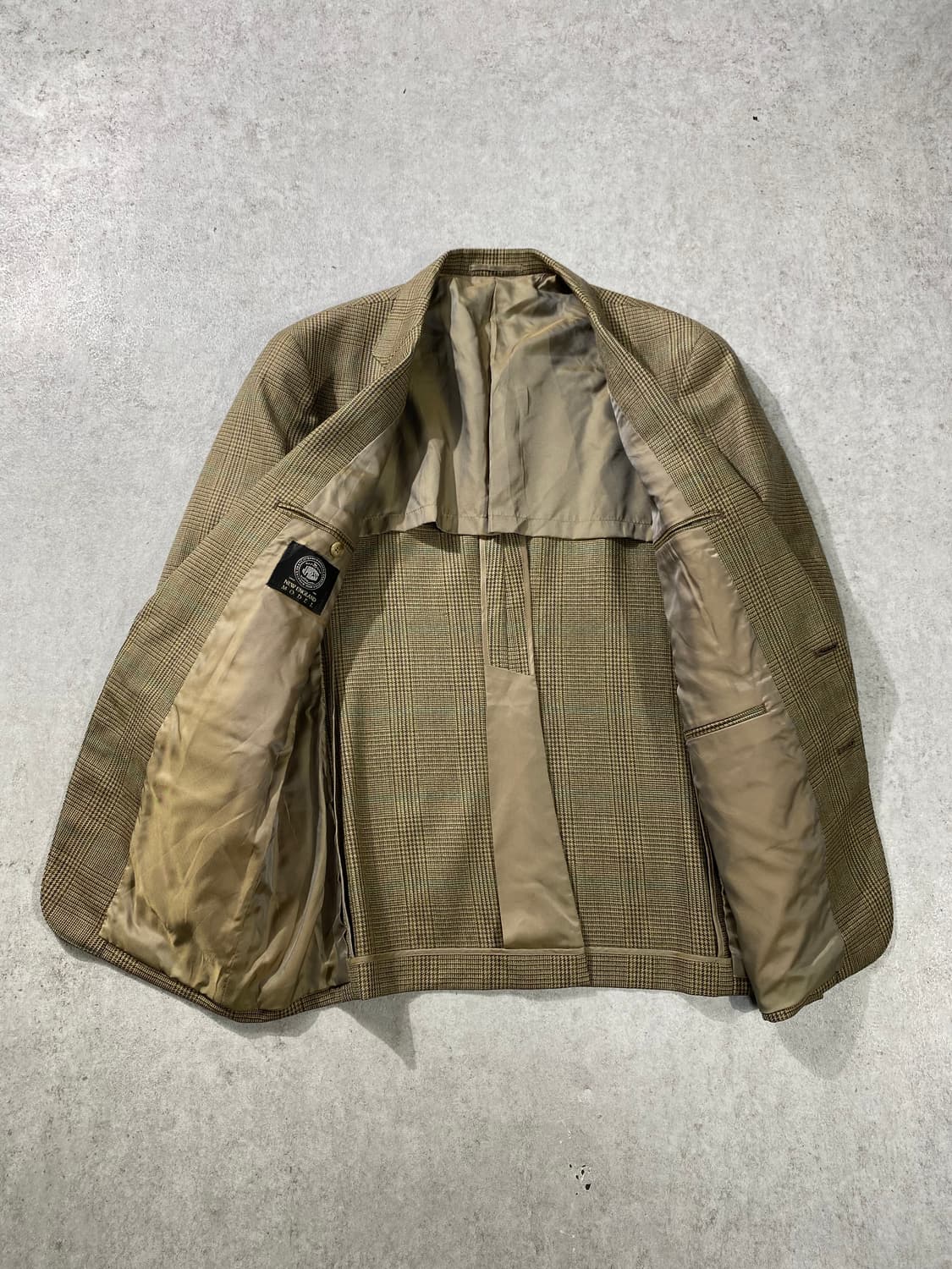 [M] 90s J.Press 제이프레스 글렌체크 울 블레이저 상품이미지4