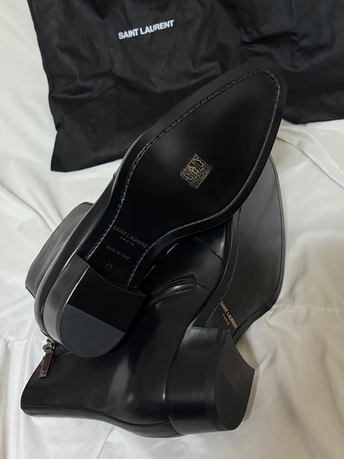 생로랑 레더 첼시 앵클 부츠 상품이미지5