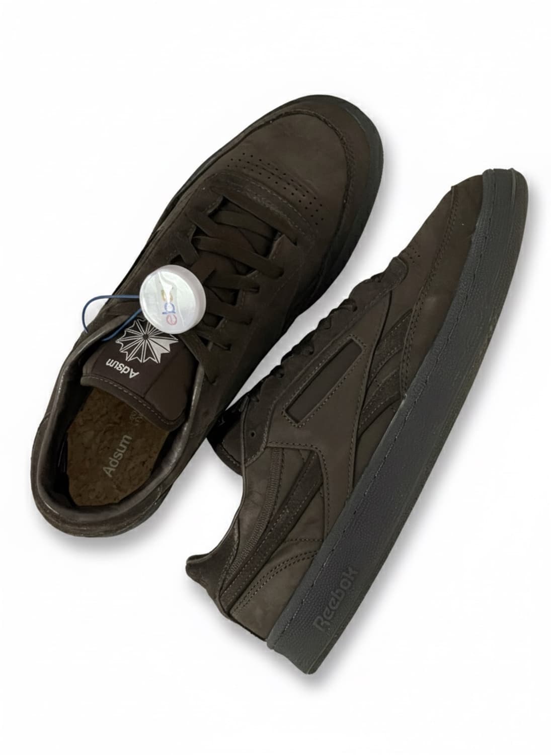 (285) 리복 X Adsum 클럽c 브라운 스웨이드 신발 상품이미지7