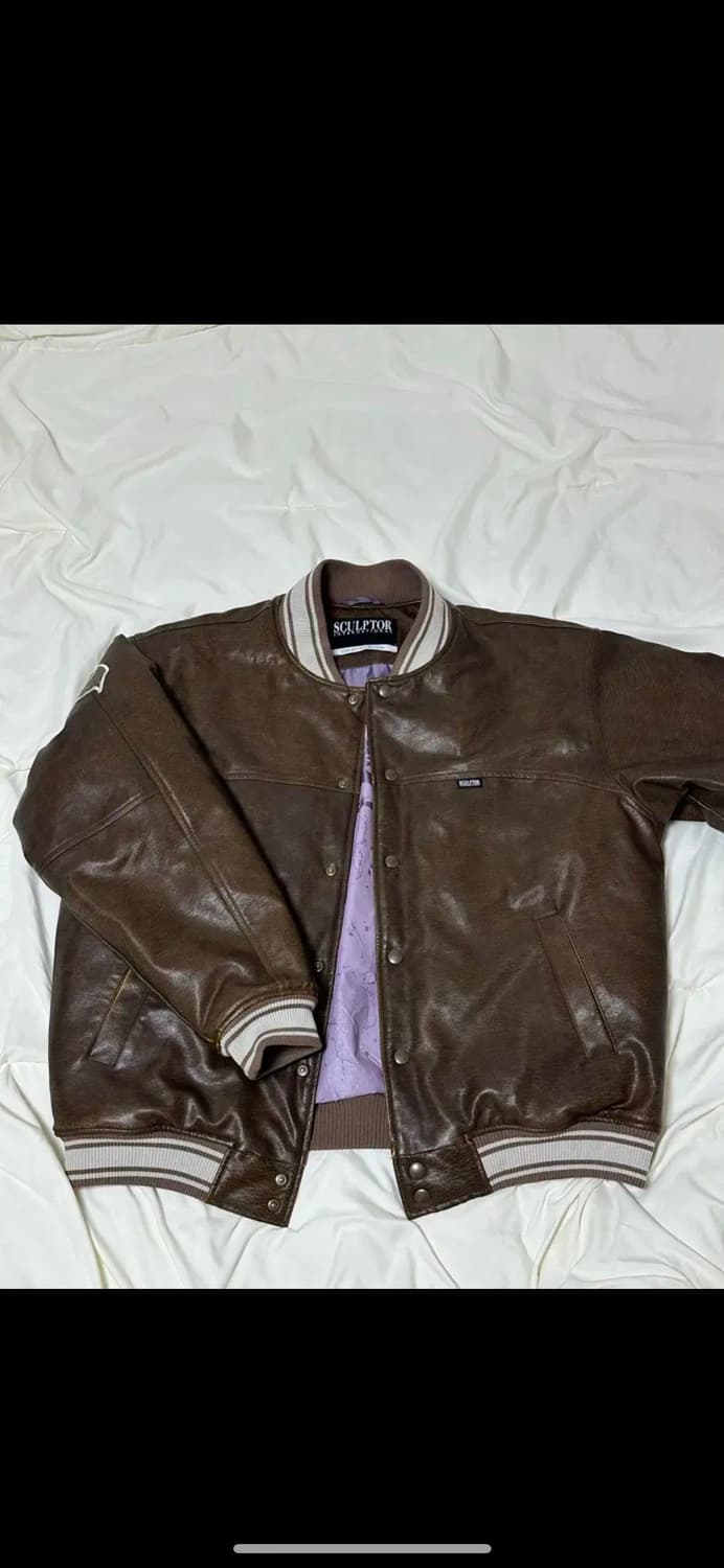 스컬프터 비건레더바시티자켓 상품이미지1