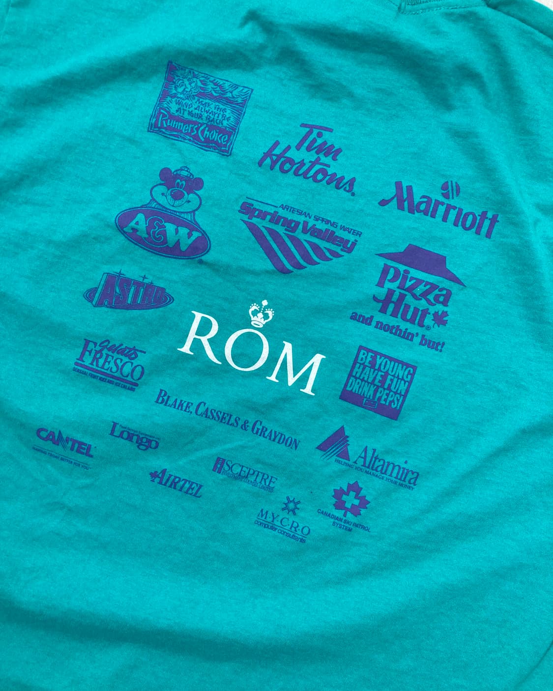 90s Single Stitched Tee (teal) 상품이미지6
