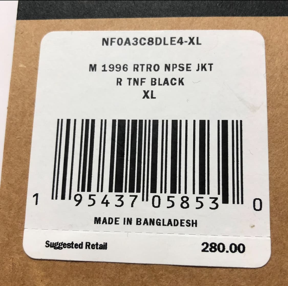 노스페이스 해외판 상품이미지2