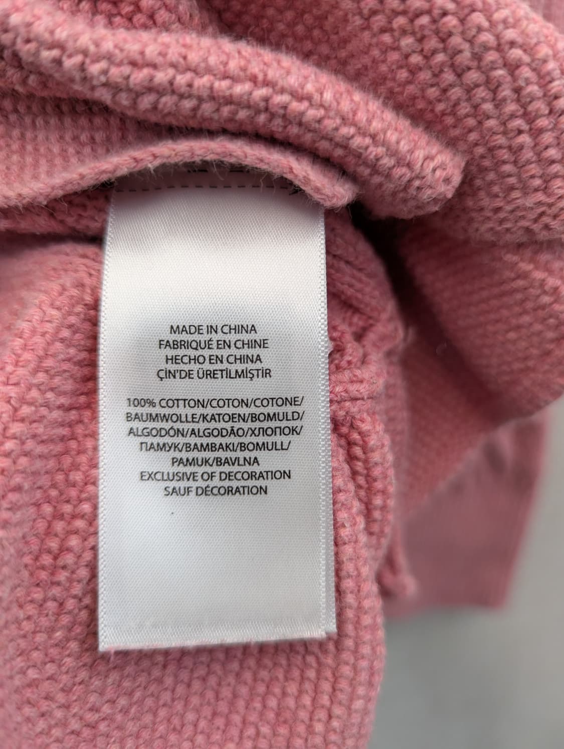 폴로 랄프로렌 케이블 니트 가디건 핑크 상품이미지4