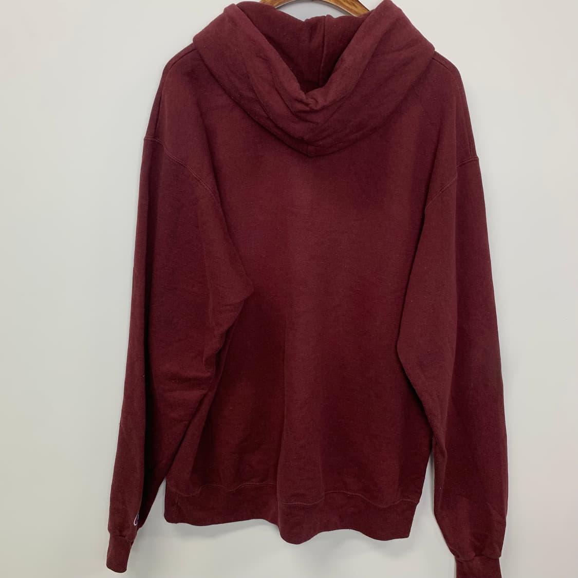 챔피온 하버드 컬리지 버건디 후드티 상품이미지3