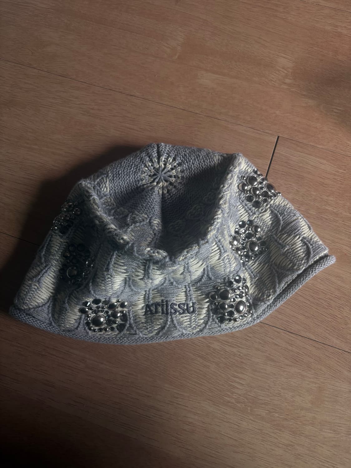 Atiissu 어티슈 스파클 B 비니 그레이 상품이미지2