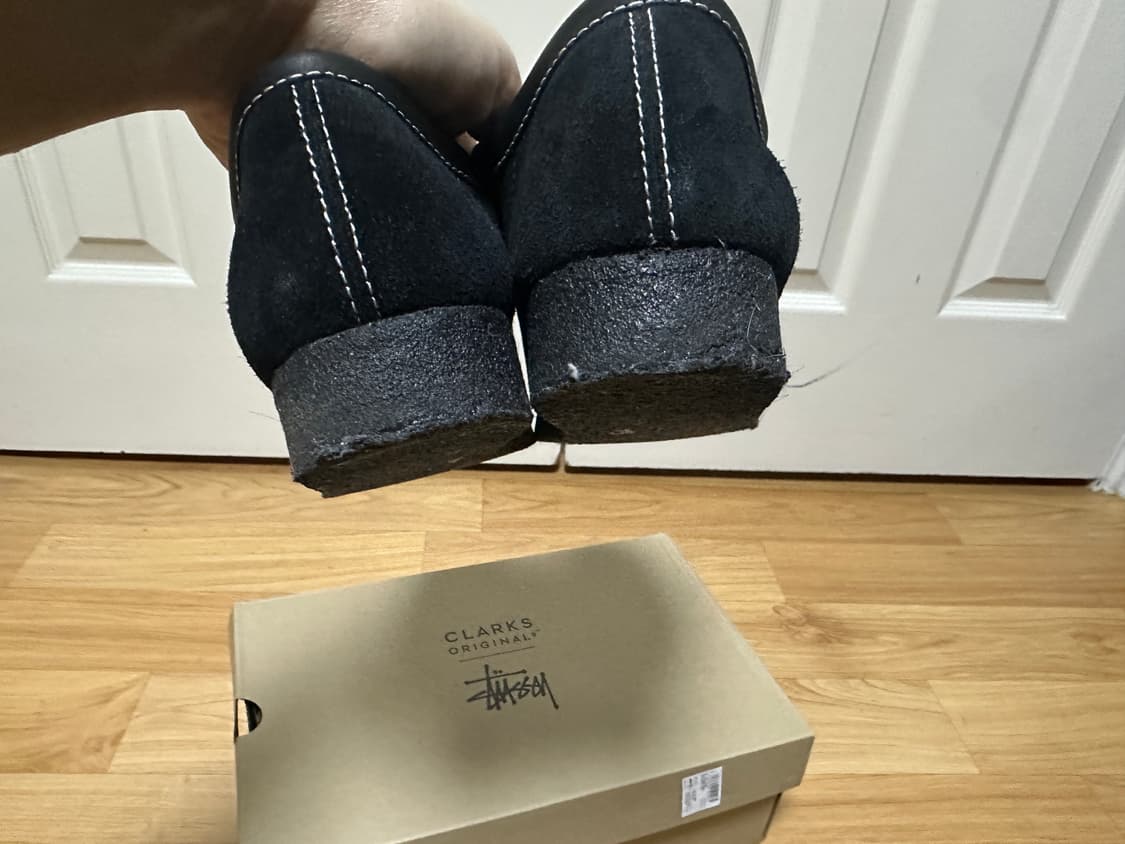 [UK10/290] 스투시 클락스 블랙 상품이미지4