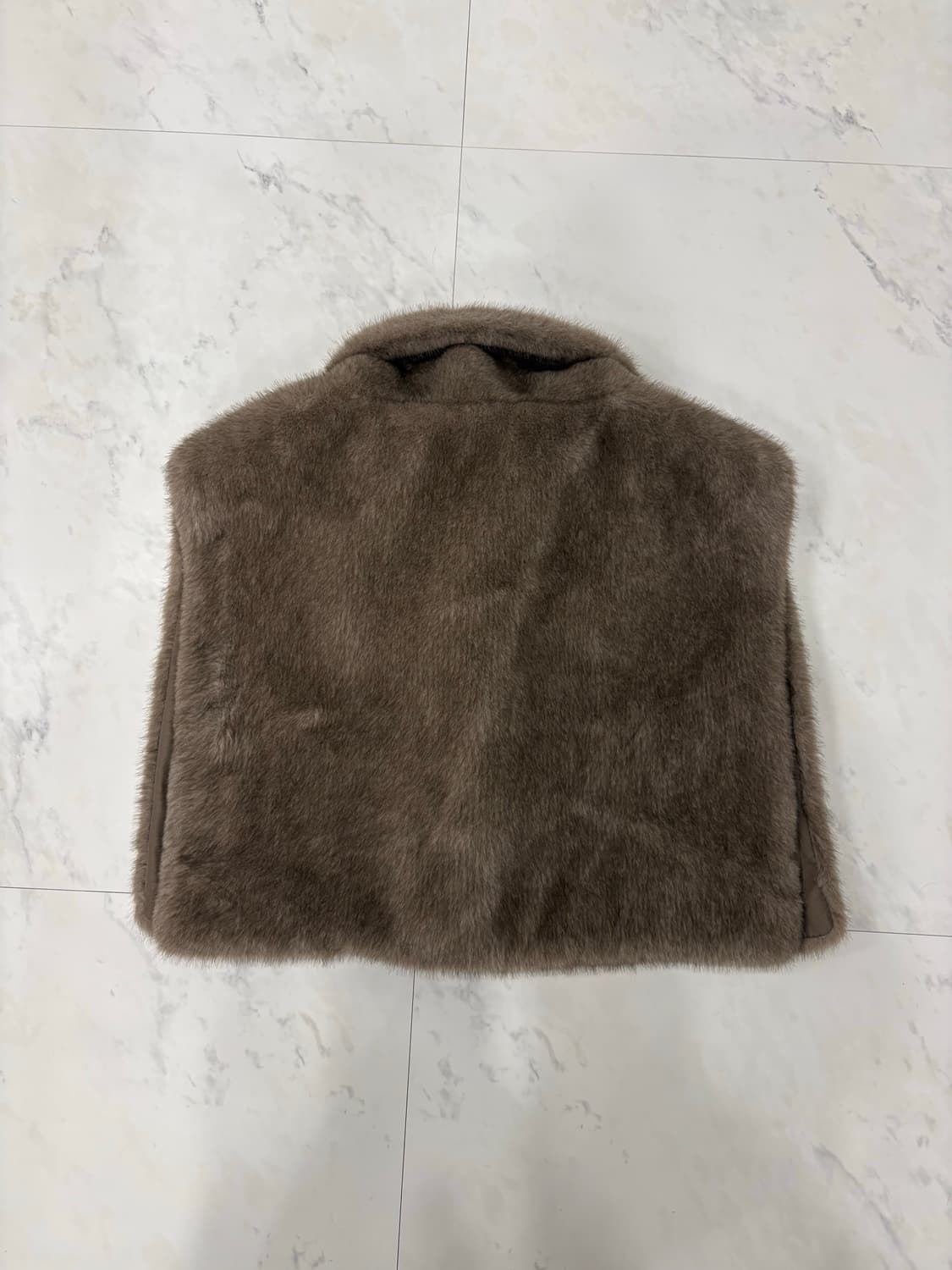 artificial fur warmer cape 상품이미지4