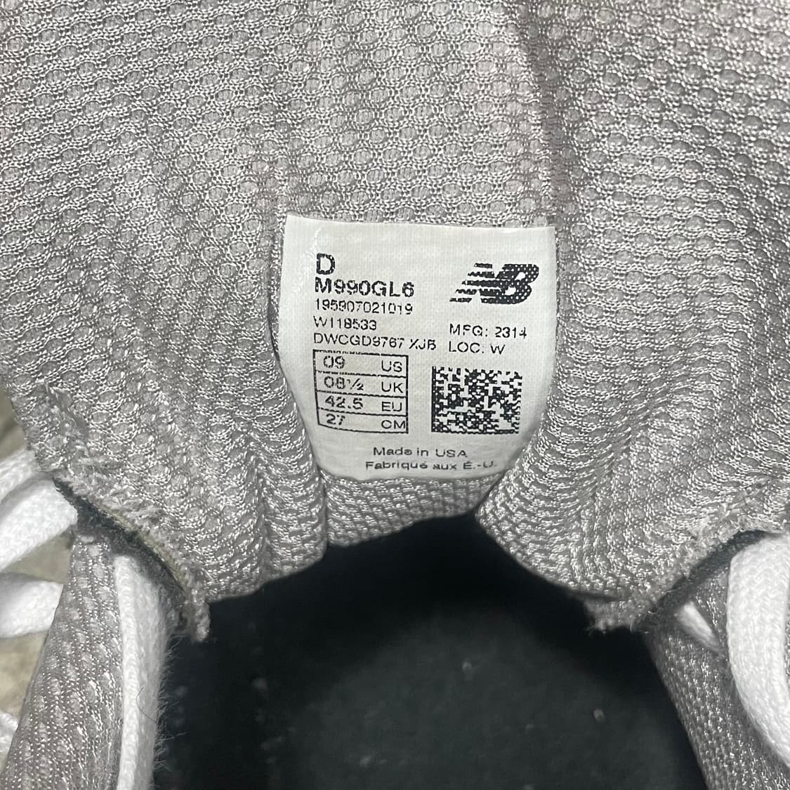 뉴발란스 990v6 그레이 상품이미지7