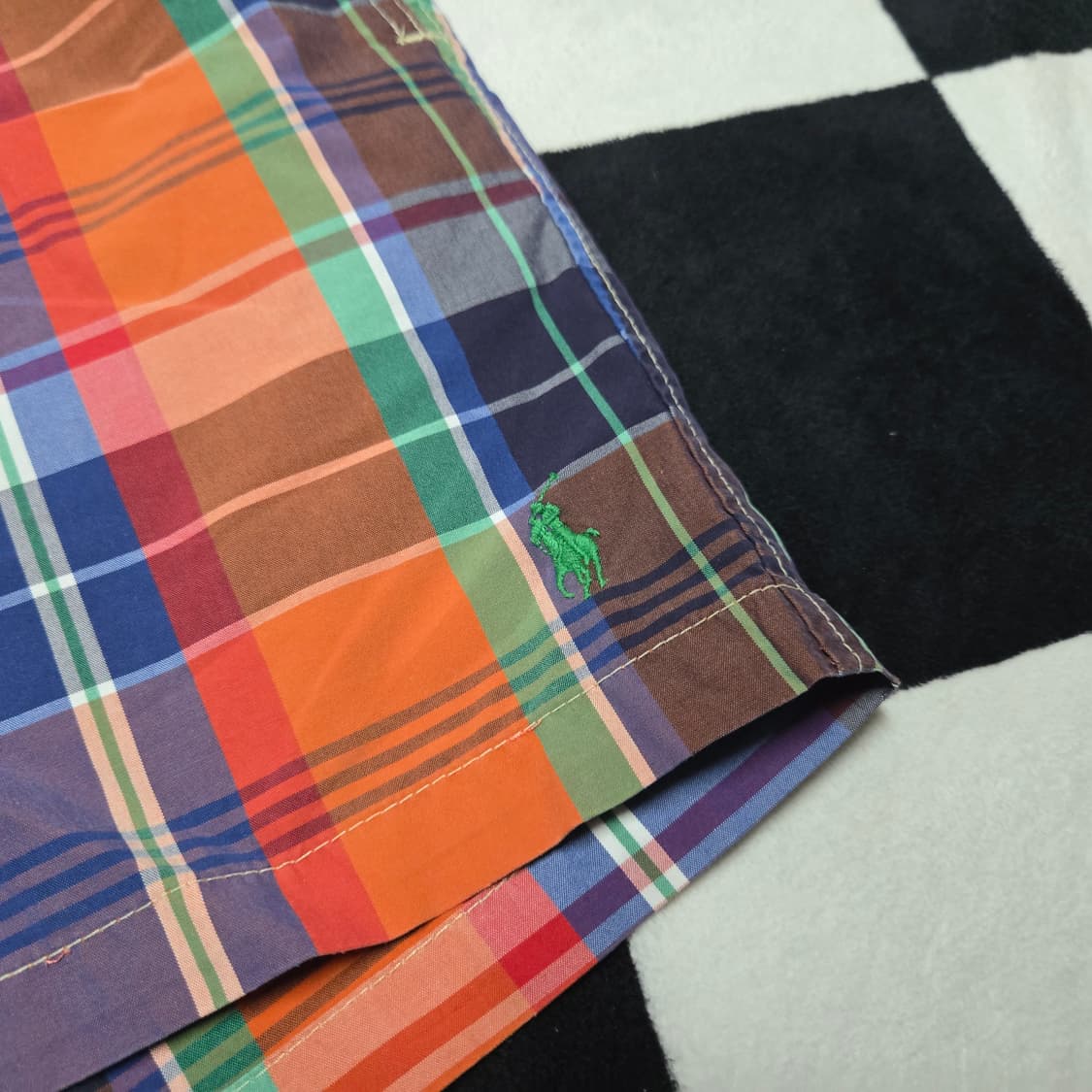 M 폴로랄프로렌 체크 스윔팬츠 수영복 멀티컬러 상품이미지2