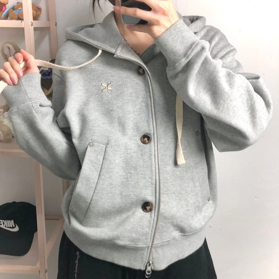 새터 그레이 투웨이 후집 상품이미지3