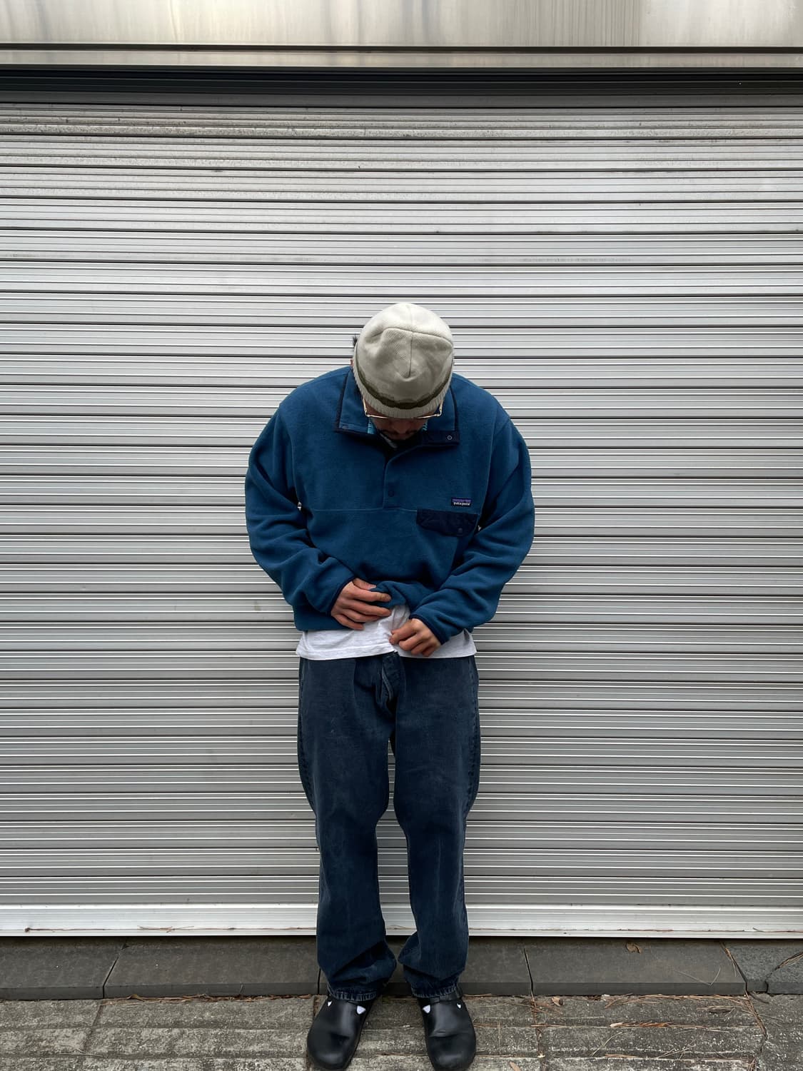 Patagonia Synchilla Navy&Blue Snap-T 상품이미지5