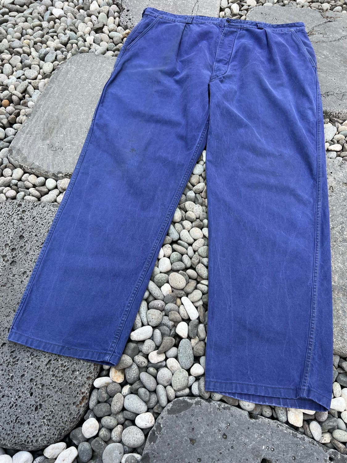 OLD VINTAGE WASHING FADED BLUE 프렌치워크팬츠 상품이미지6