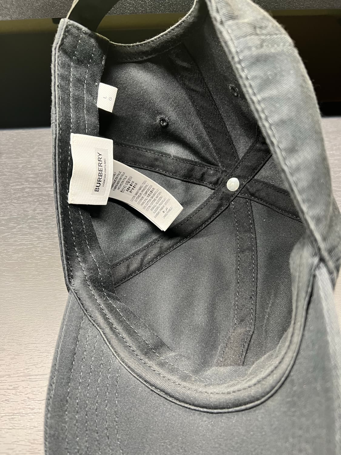 버버리 엠브로이더리 볼캡L 새상품 상품이미지2