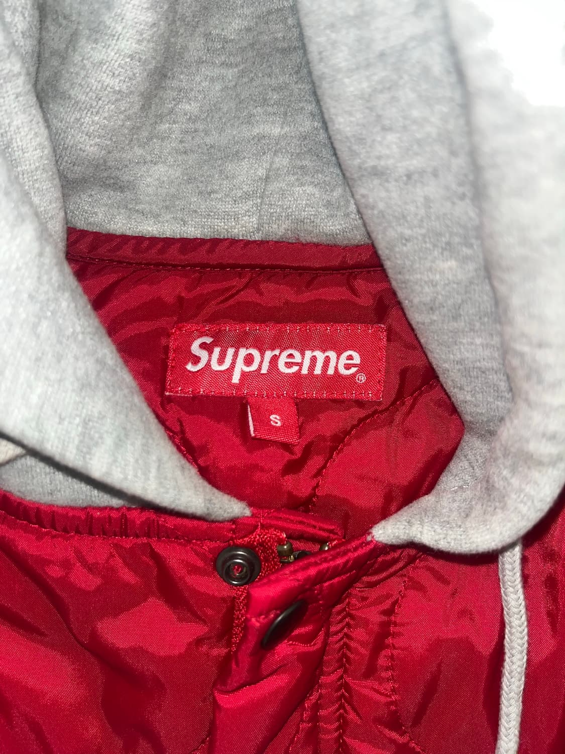 슈프림 17FW 퀄티드 라이너 후드 자켓 상품이미지4