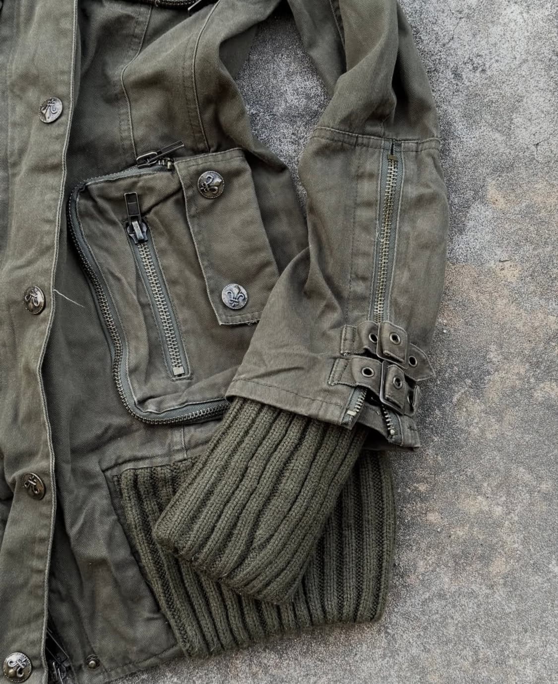 Highneck Buckle Detail Jacket 상품이미지2