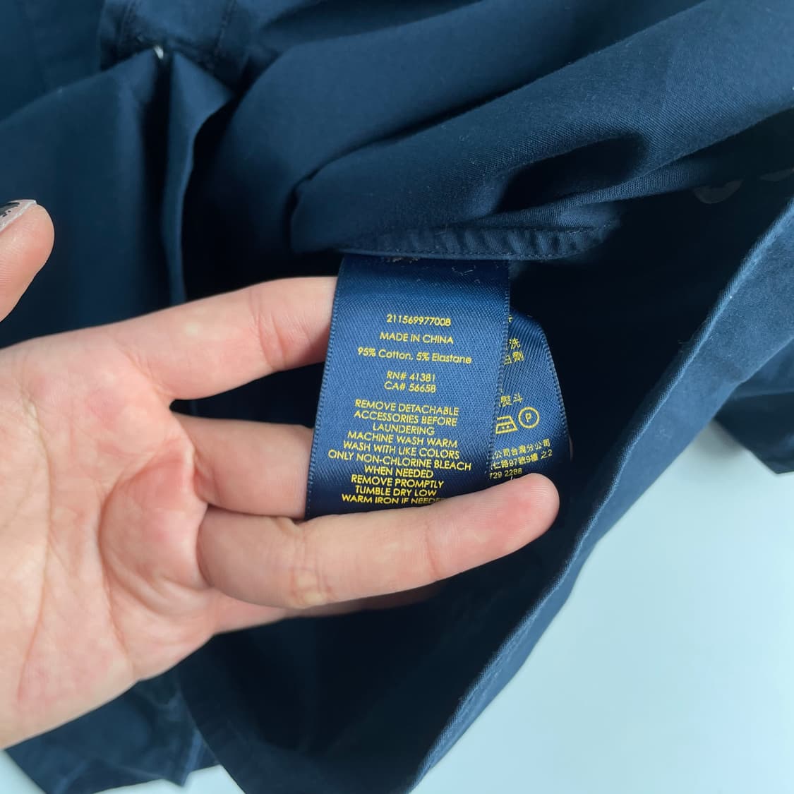 Polo  폴로 랄프로렌 신형 자수 네이비 셔츠 상품이미지5