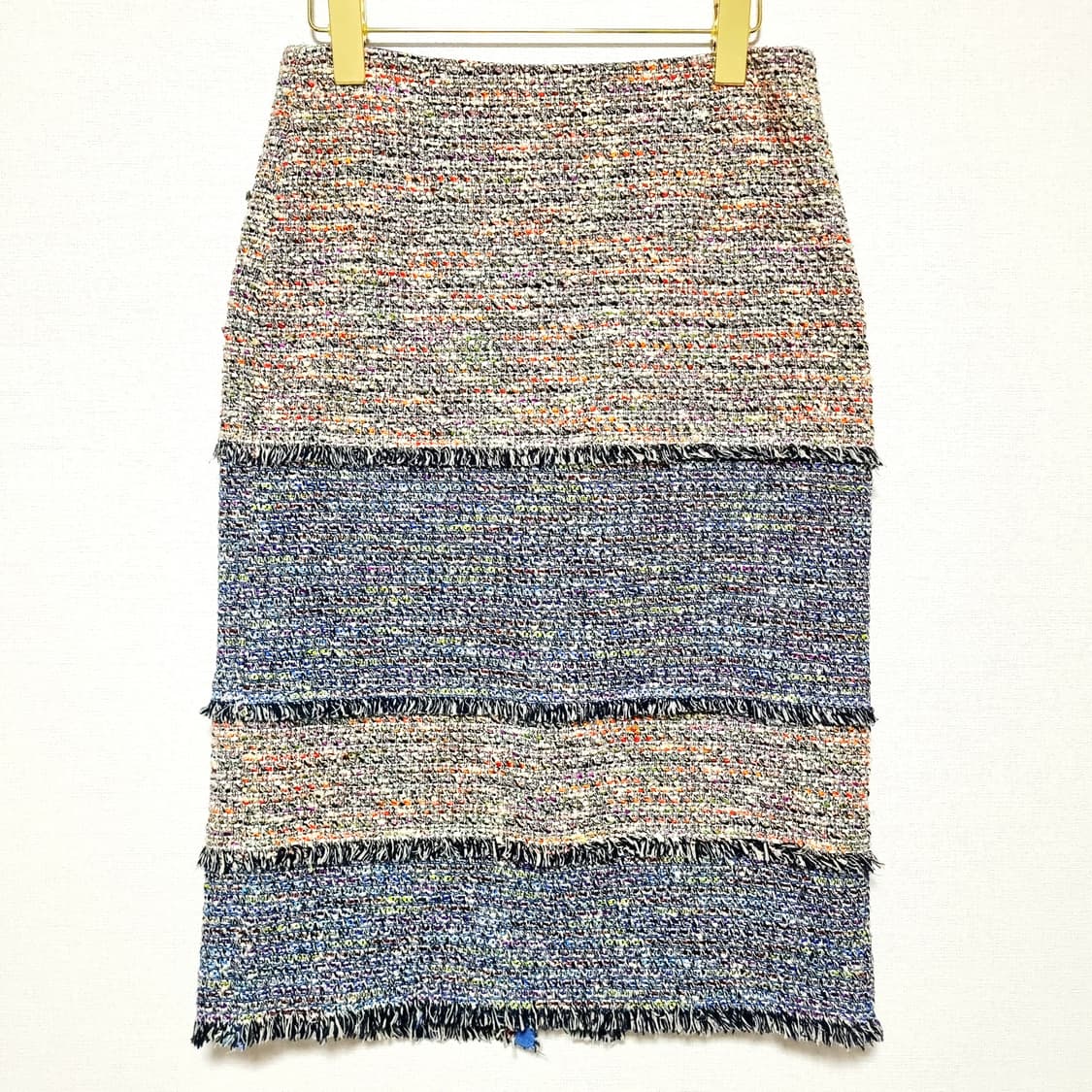 랑방컬렉션 트위드 프린지 스커트 치마 (26인치) 상태최상 상품이미지2