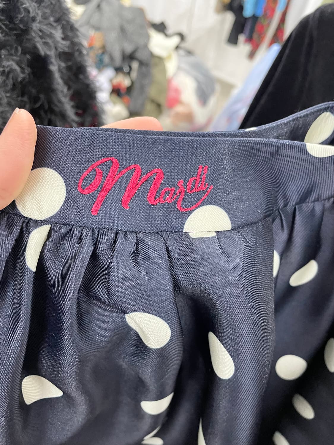 마르디 메크르디 도트 스커트 상품이미지6