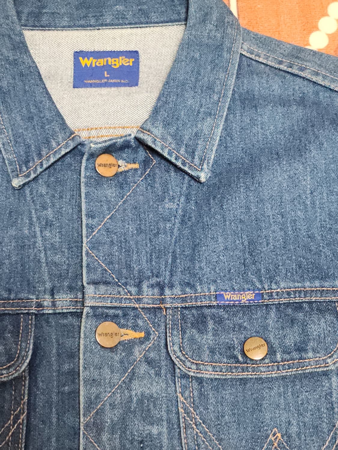 80s 랭글러(Wrangler) 124mj 데님자켓 상품이미지3