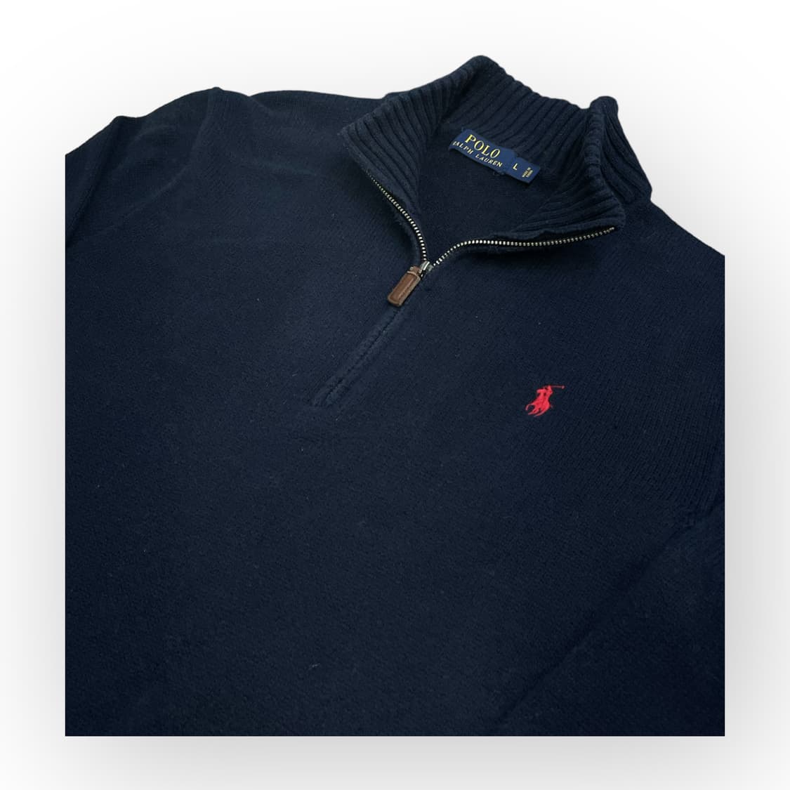 L)폴로 랄프로렌 하프집업 코튼니트 상품이미지4