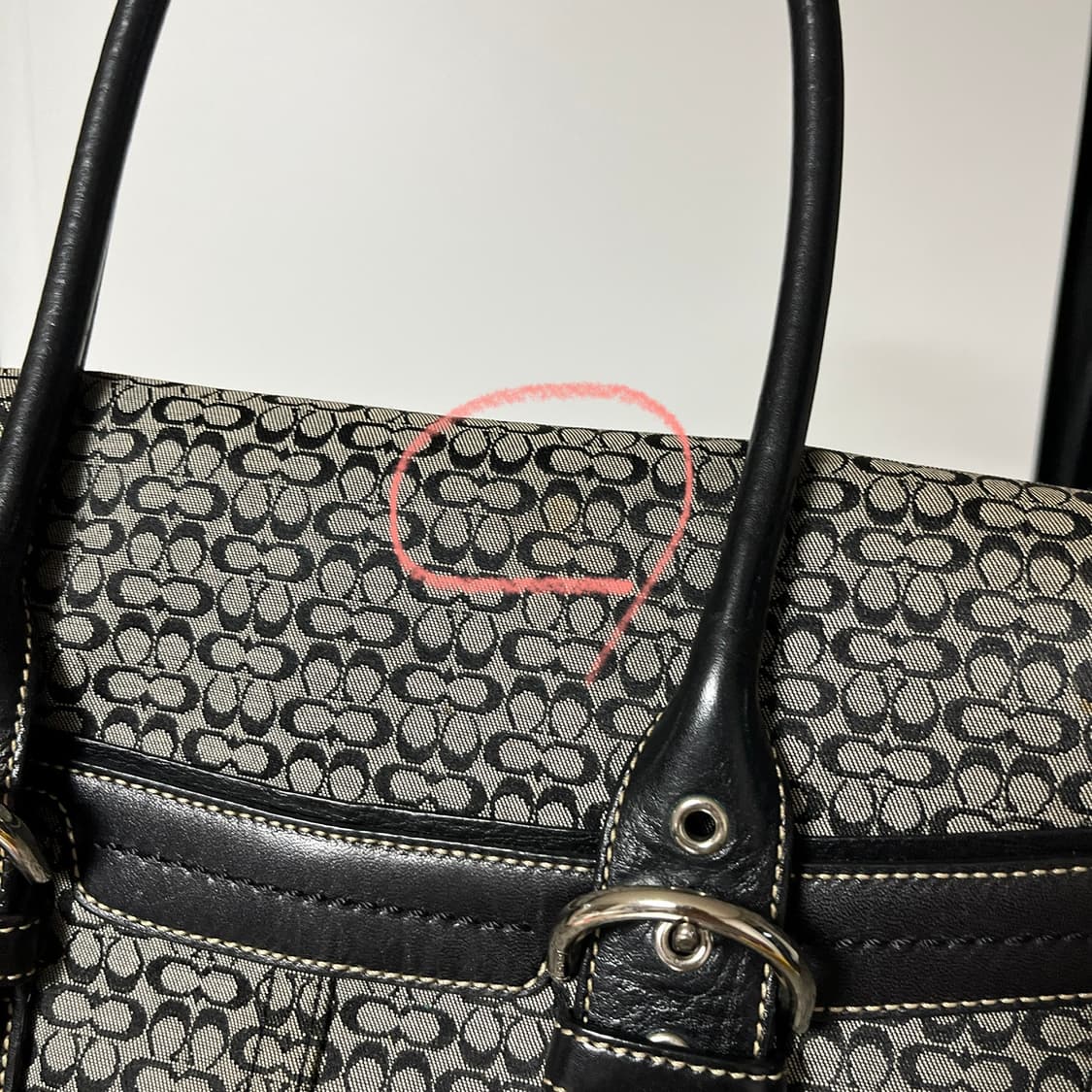 COACH 00's Jacquard  Shoulder Bag 상품이미지9
