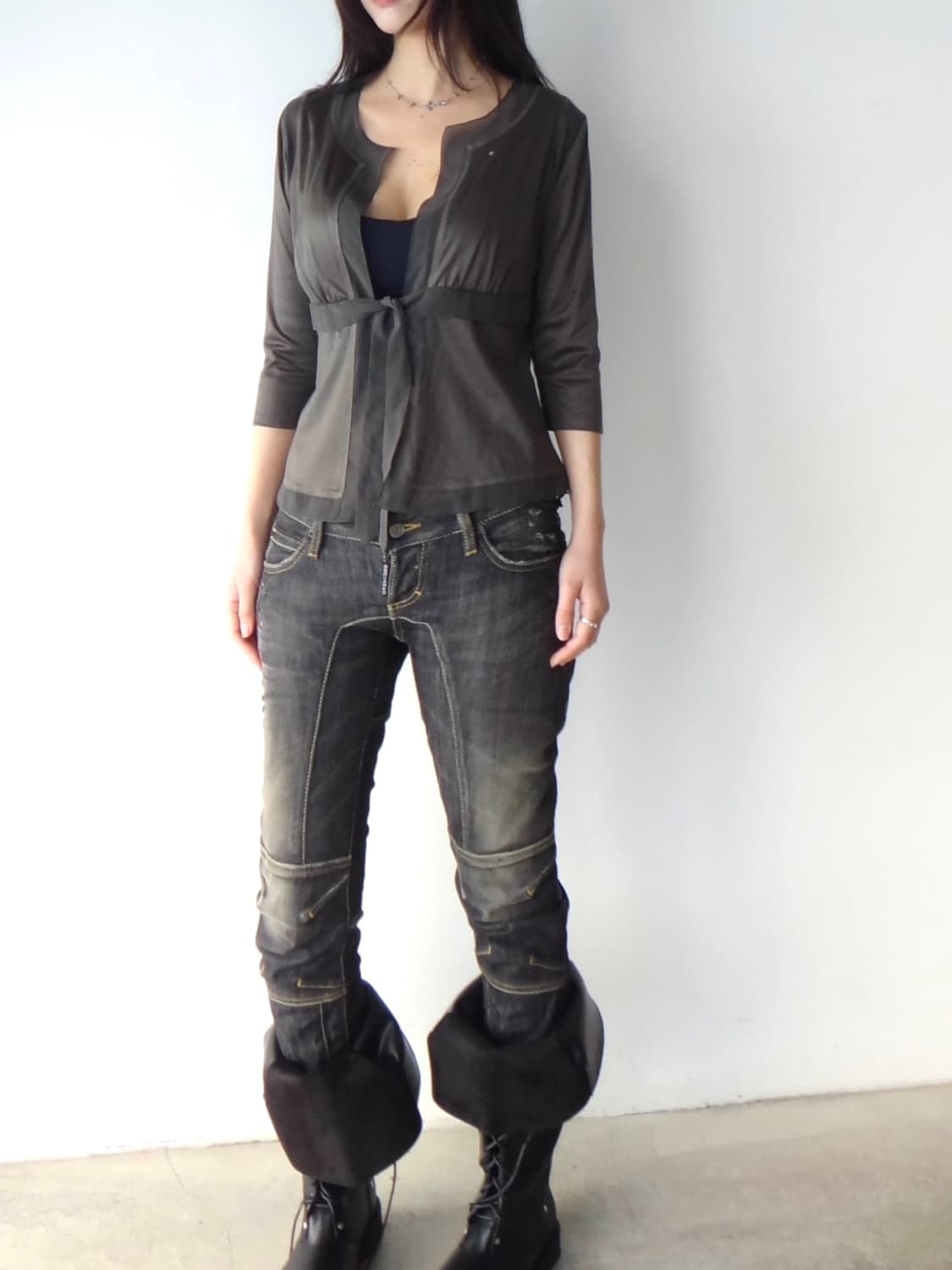 Strap feminine cardigan 상품이미지5