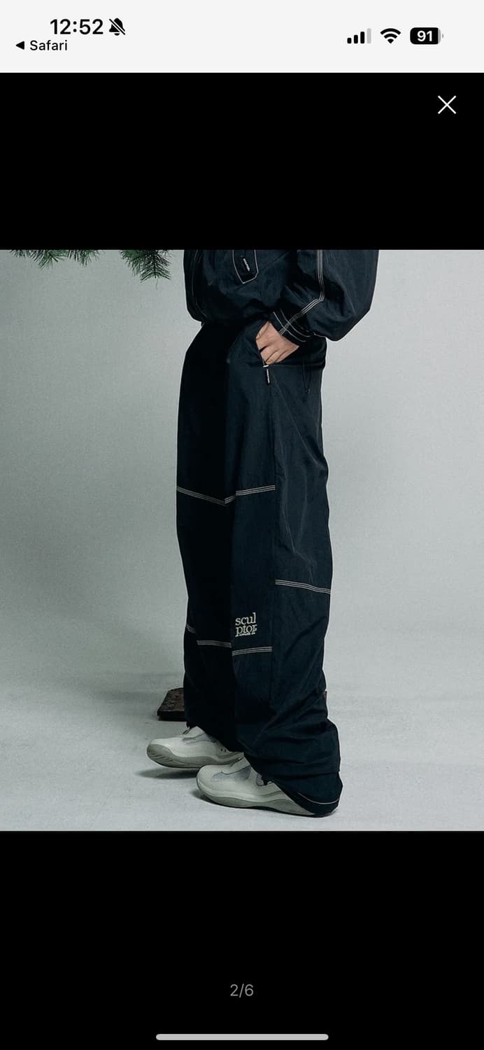스컬프터 조거 Triple Stitched Jogger Pants 블랙 상품이미지5