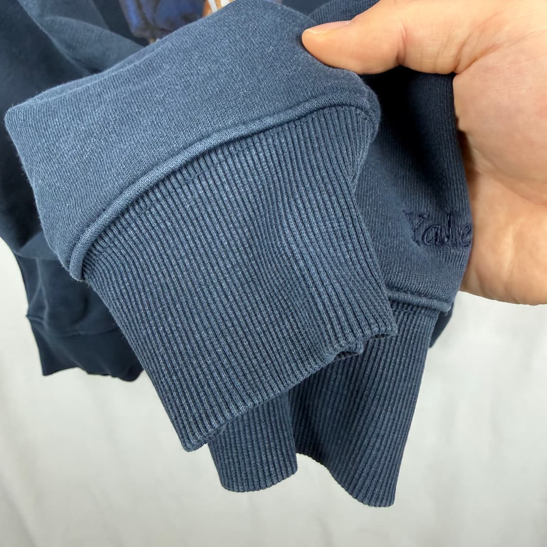 (XL) 예일 오버핏 빅프린팅 맨투맨 네이비 상품이미지4