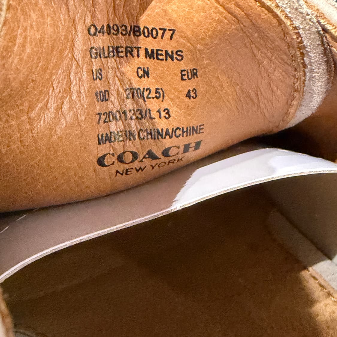 [270mm] COACH GILBERT 스웨이드 로퍼 상품이미지8