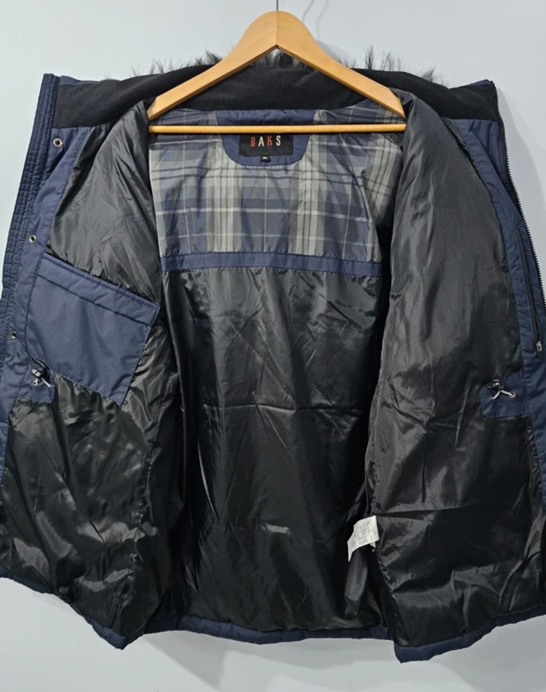 닥스 남성 라쿤털 패딩 네이비 105 상품이미지5