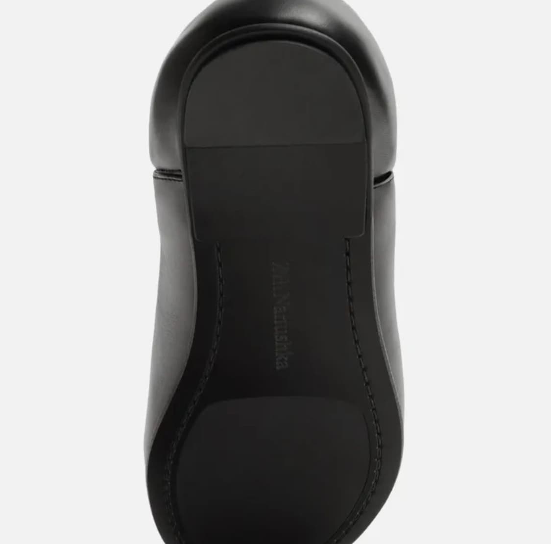 자라 x 나누시카 레더 로퍼 블랙 상품이미지3