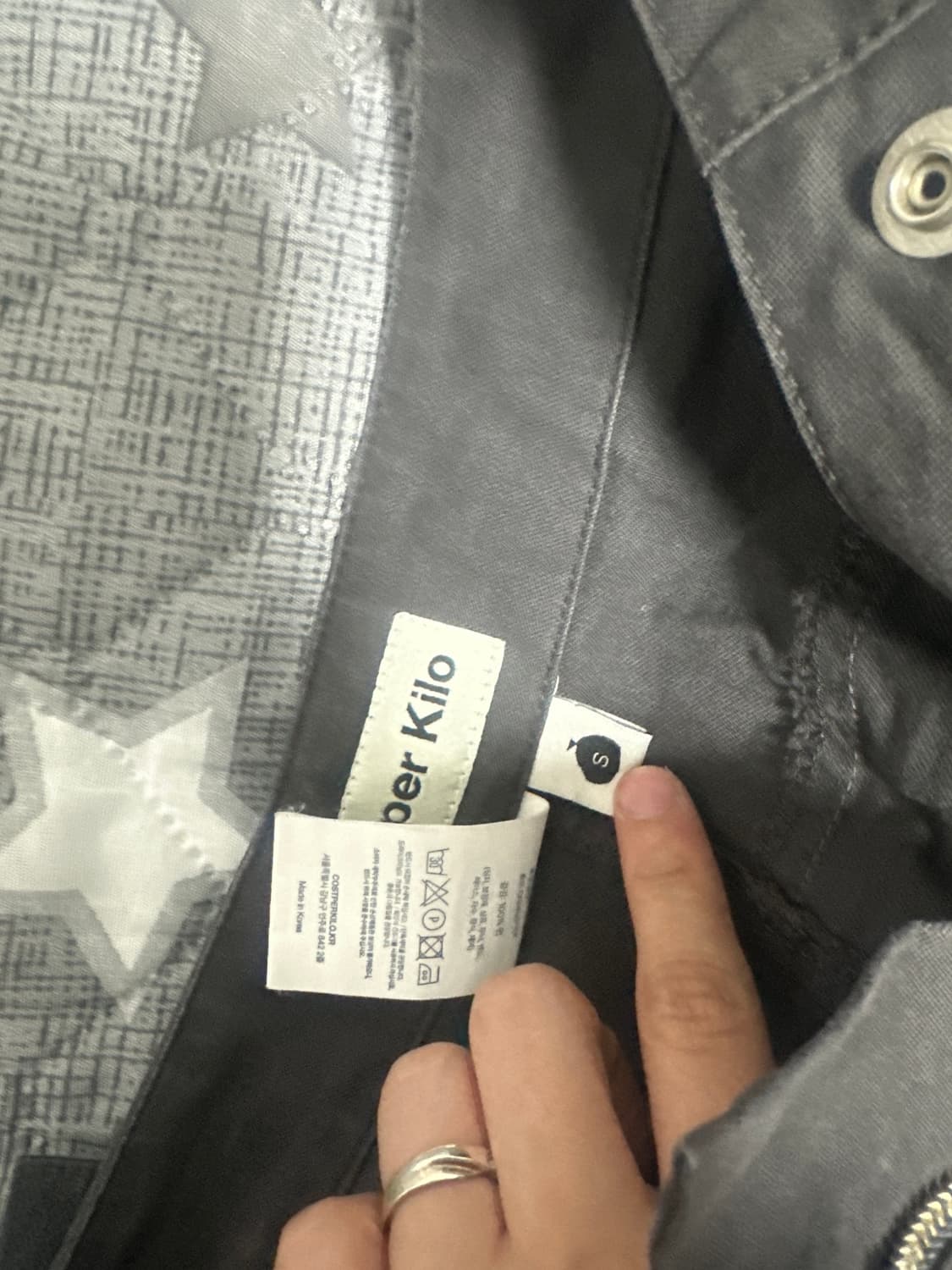 코스트퍼킬로 플랩 카고 팬츠 차콜 상품이미지2