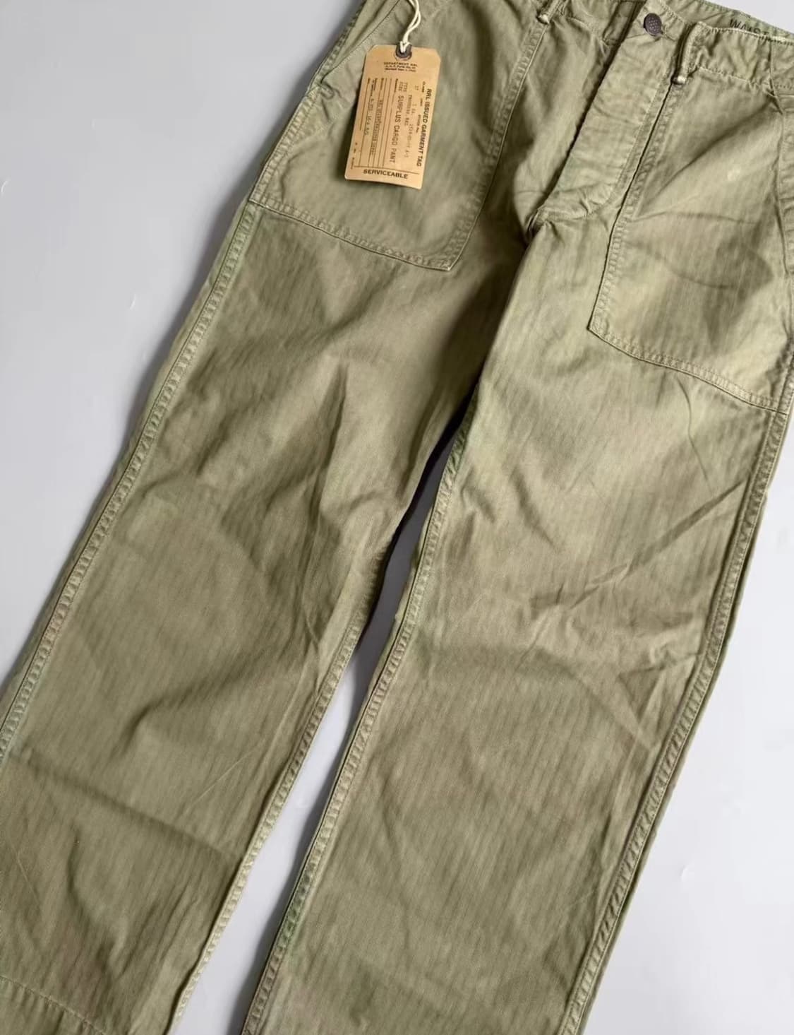 rrl 더블알엘 헤링본 퍼티그 팬츠 상품이미지2