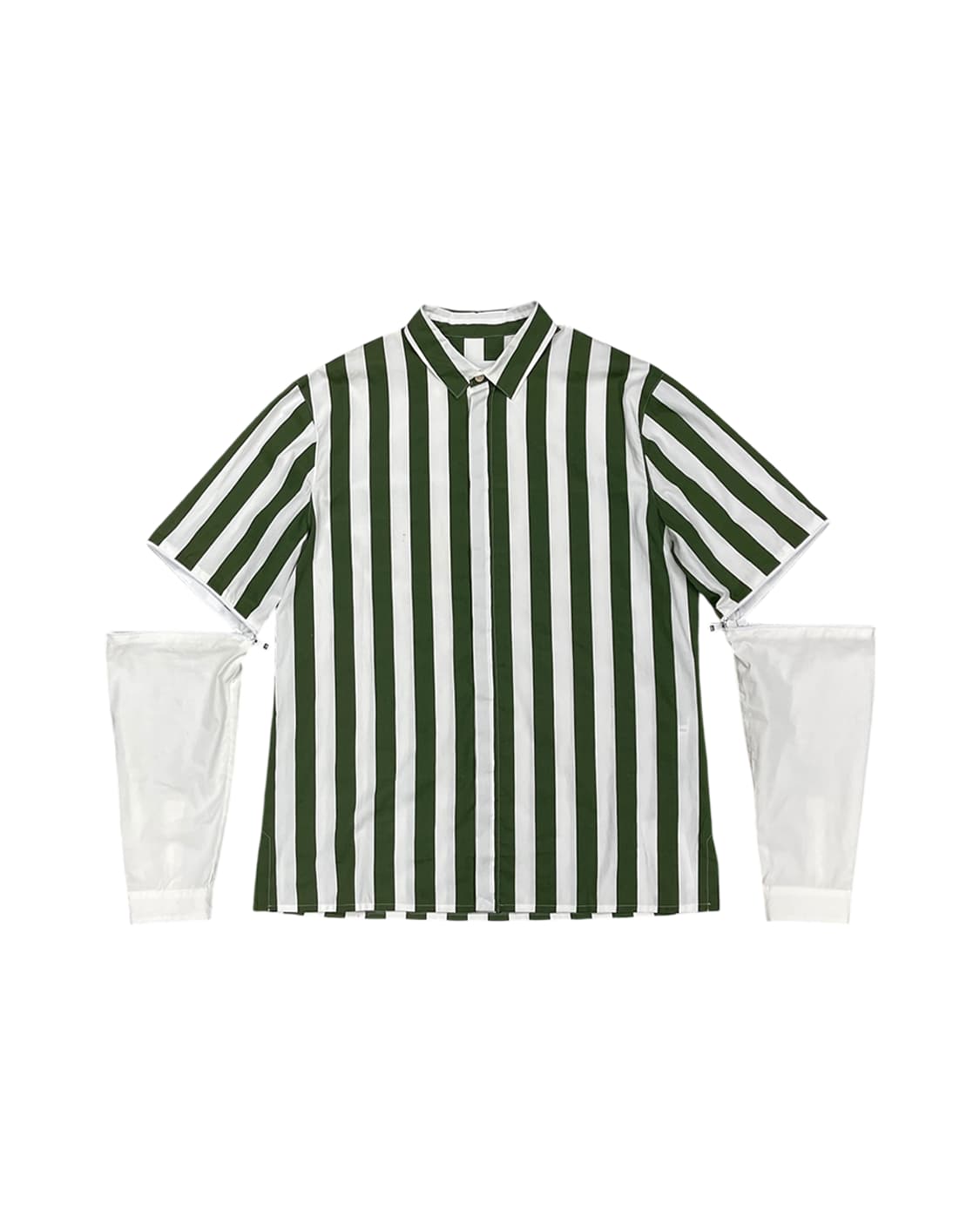 써네이 디테쳐블 슬리브 스트라이프 셔츠 상품이미지4