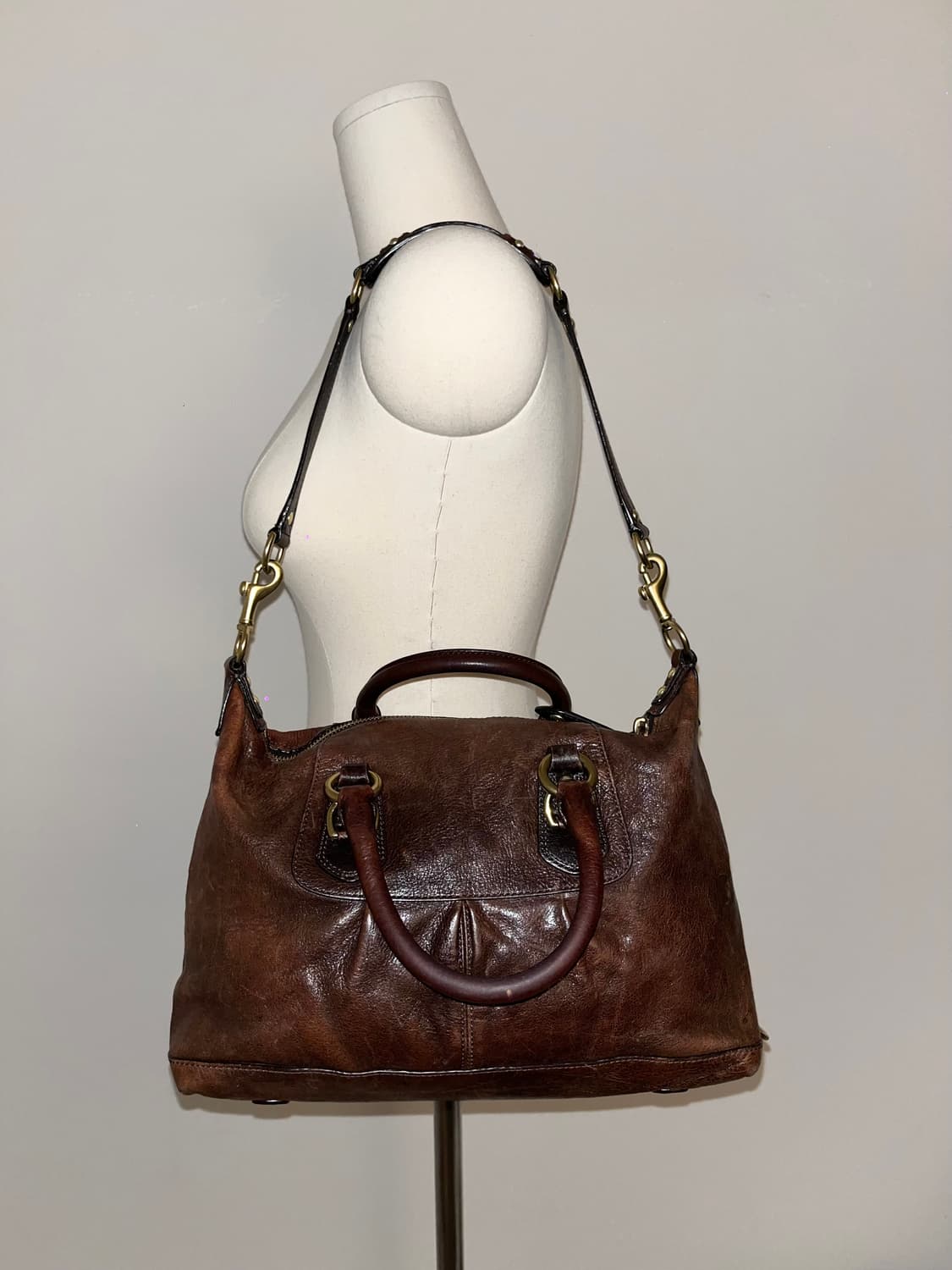 90ss Coach Brown Shoulder bag 상품이미지7