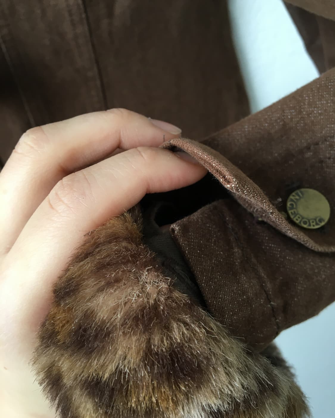 Fake fur point jacket 상품이미지4