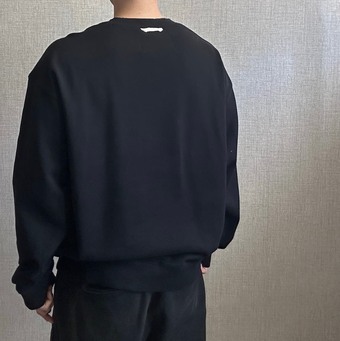 SATUR 세터 스몰로고 오버핏 스웻셔츠 XL 상품이미지3