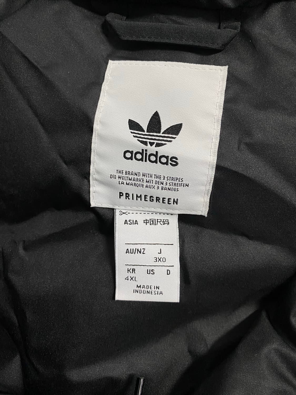 아디다스 아노락 패딩 하프집업 다운 자켓 4XL 상품이미지5