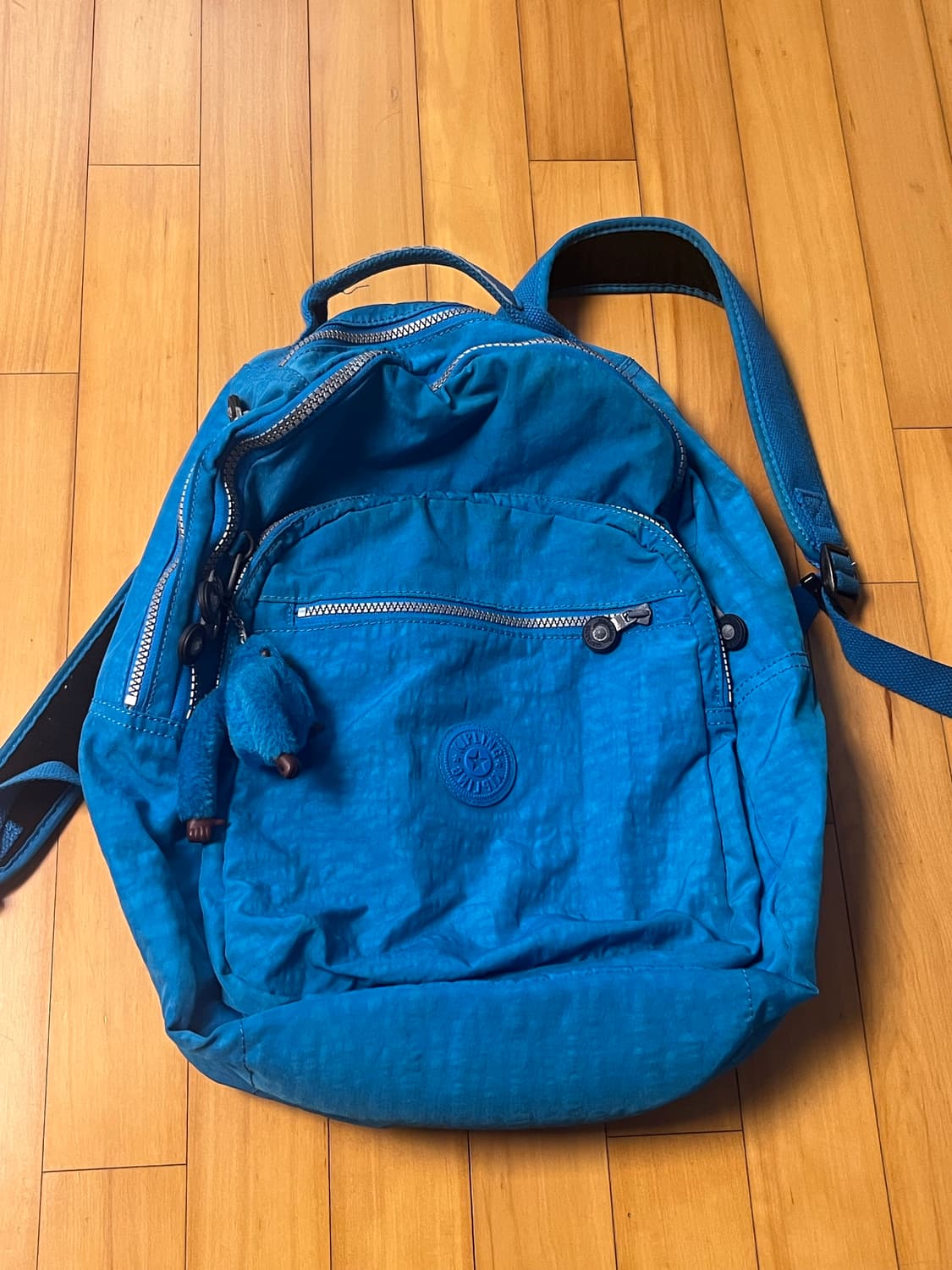 키플링 라지 사이즈 백팩 블루 상품이미지1