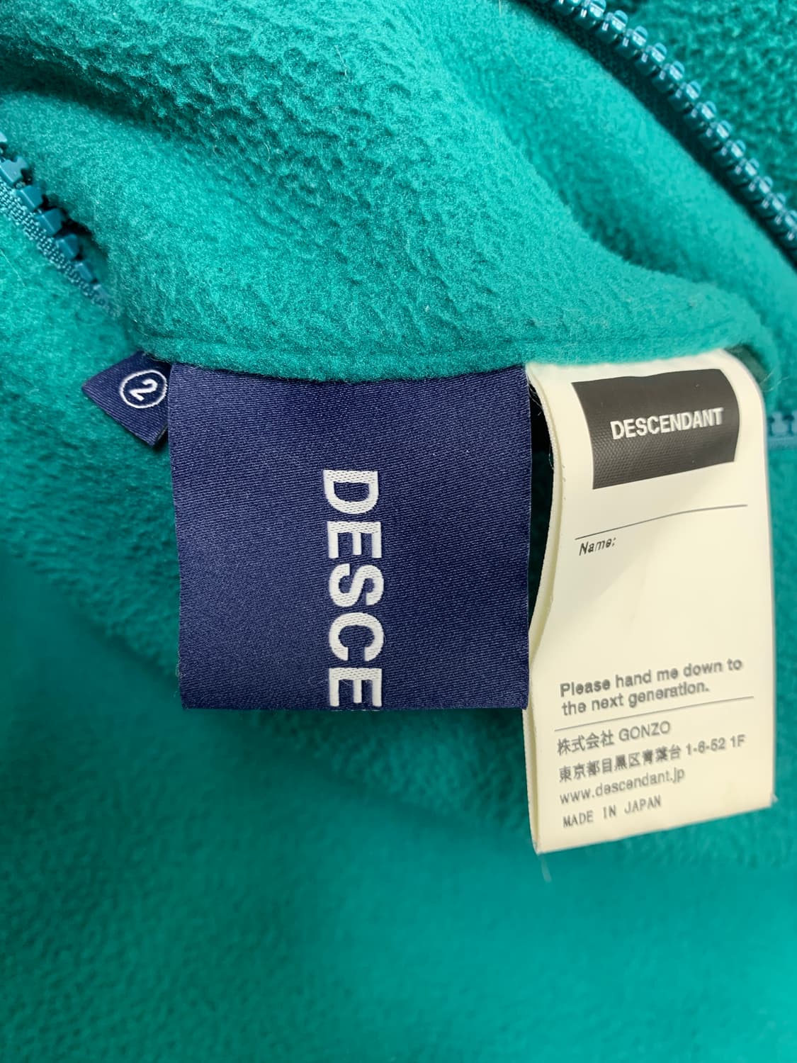 DESCENDANT Reversible Fleece / Nylon Jac 상품이미지7