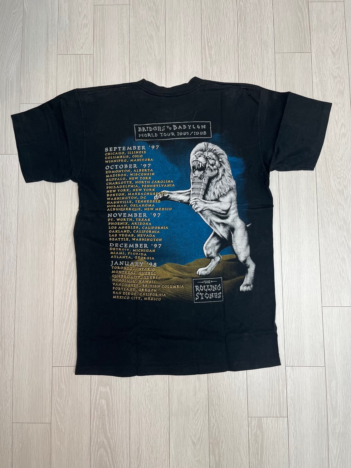 빈티지 롤링스톤즈 티셔츠 상품이미지3