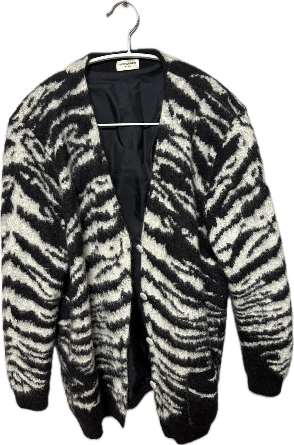 생로랑 에디 슬리먼 모헤어 가디건 14aw 상품이미지1