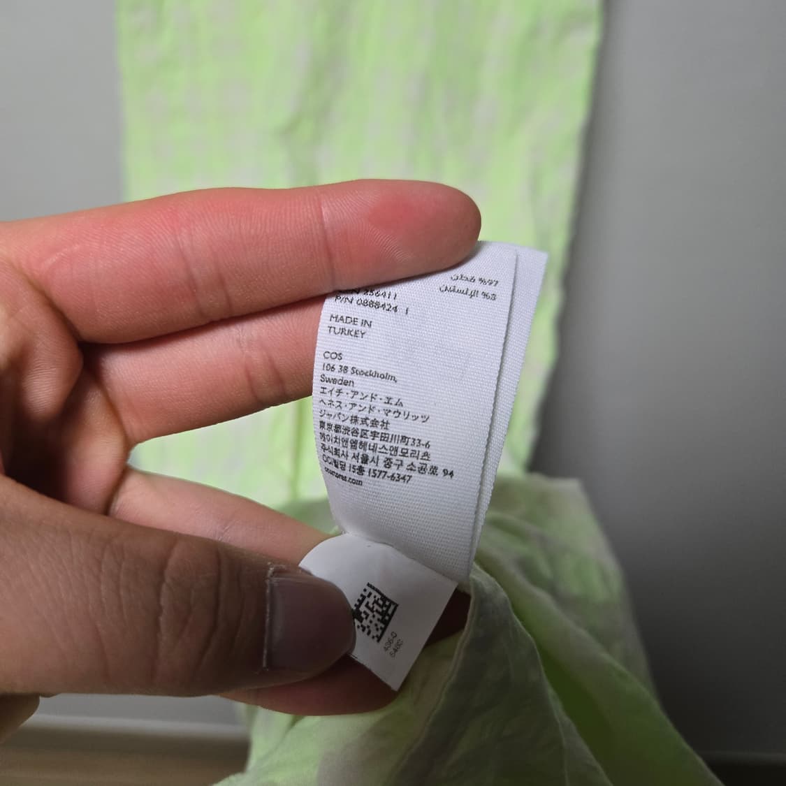 코스 코튼 체크 원피스 / 여자 원피스/ 여성 원피스 상품이미지6