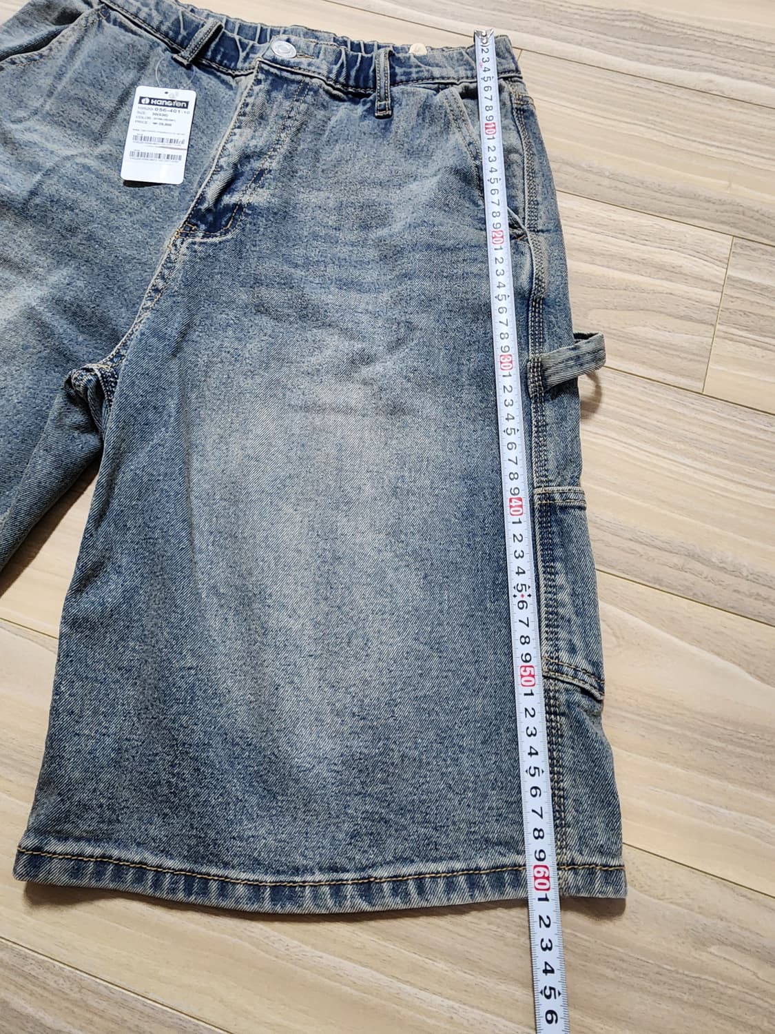 행텐카펜더버뮤다데님팬츠반바지밴딩팬츠30 상품이미지6