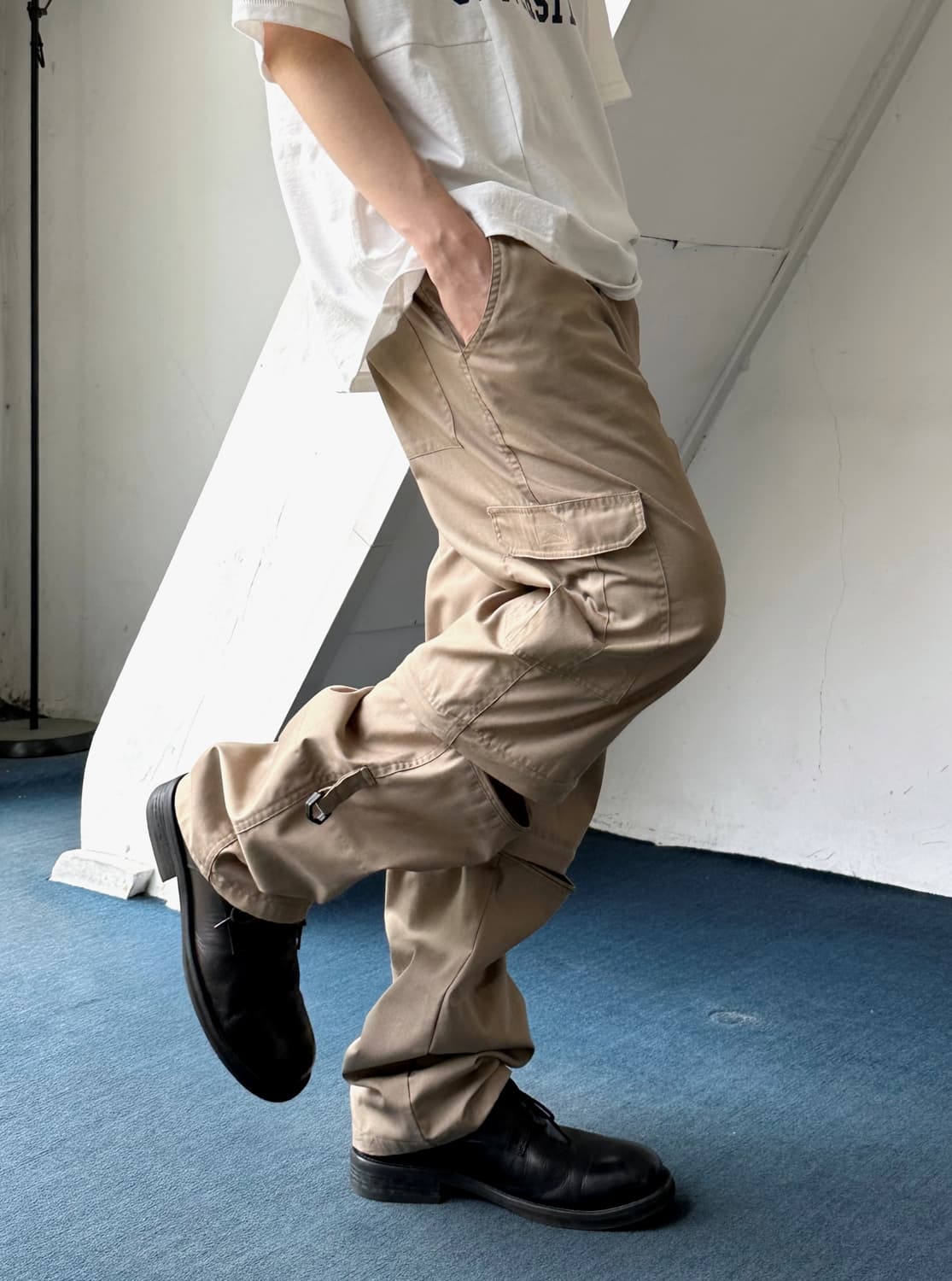 3way light fabric design utility pants 상품이미지5