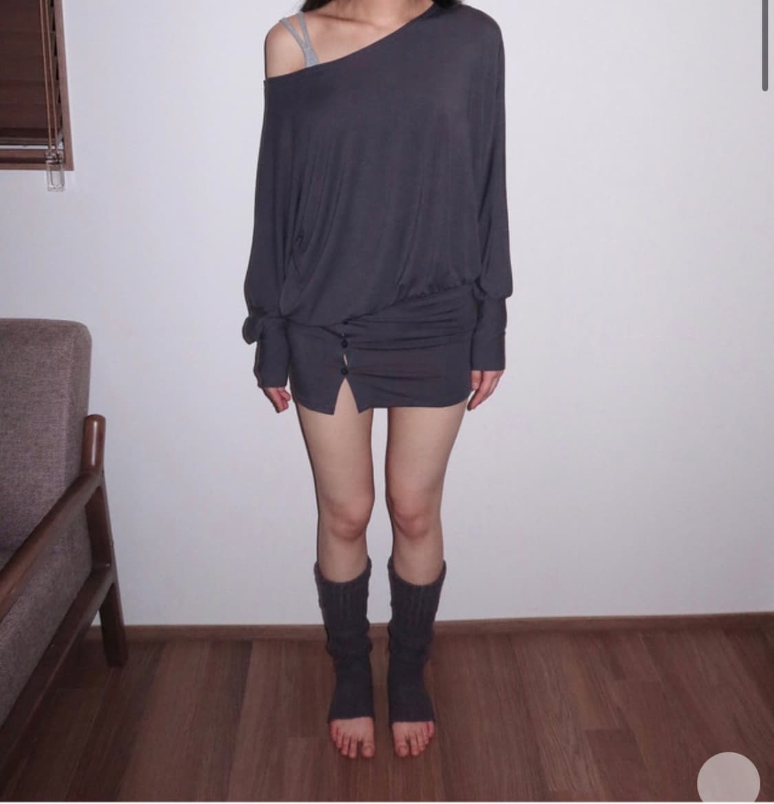 낫띵인커먼 에일린 버튼 원피스탑 상품이미지4
