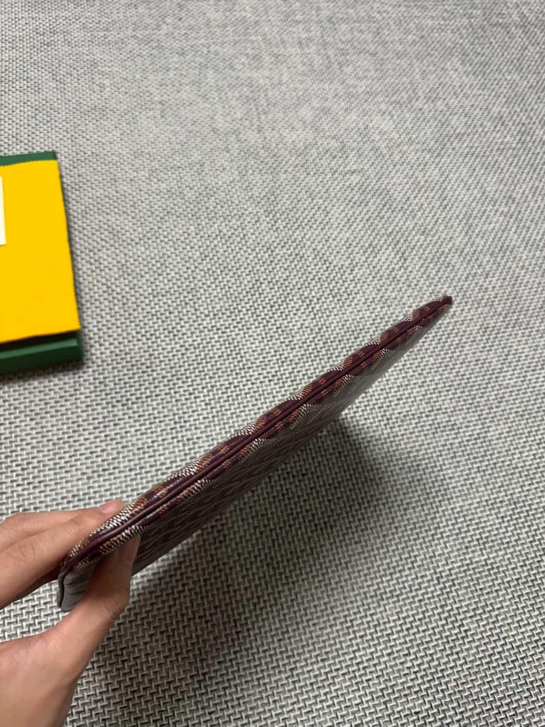 고야드 세나 클러치 버건디 mm 상품이미지6